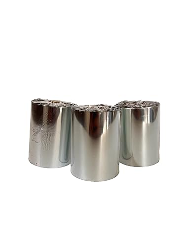 Miniatura 3 de JPB - Cinta de transferencia térmica, lámina metálica dorada para impresora de cinta de satén, compatible con cebra, Sato, Datamax, Tsc, Tec, TT,