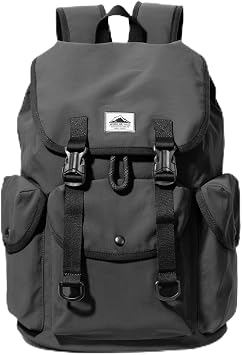 Waterproof Ultralight Nylon Rucksack, Flip Top Backpack with Drawstring Closure, 16in Laptop Slot, Ergonomic Daypack for Outdoor Hiking, Camping & Urban Daily Commute Unisex Versatile Pack for Travel