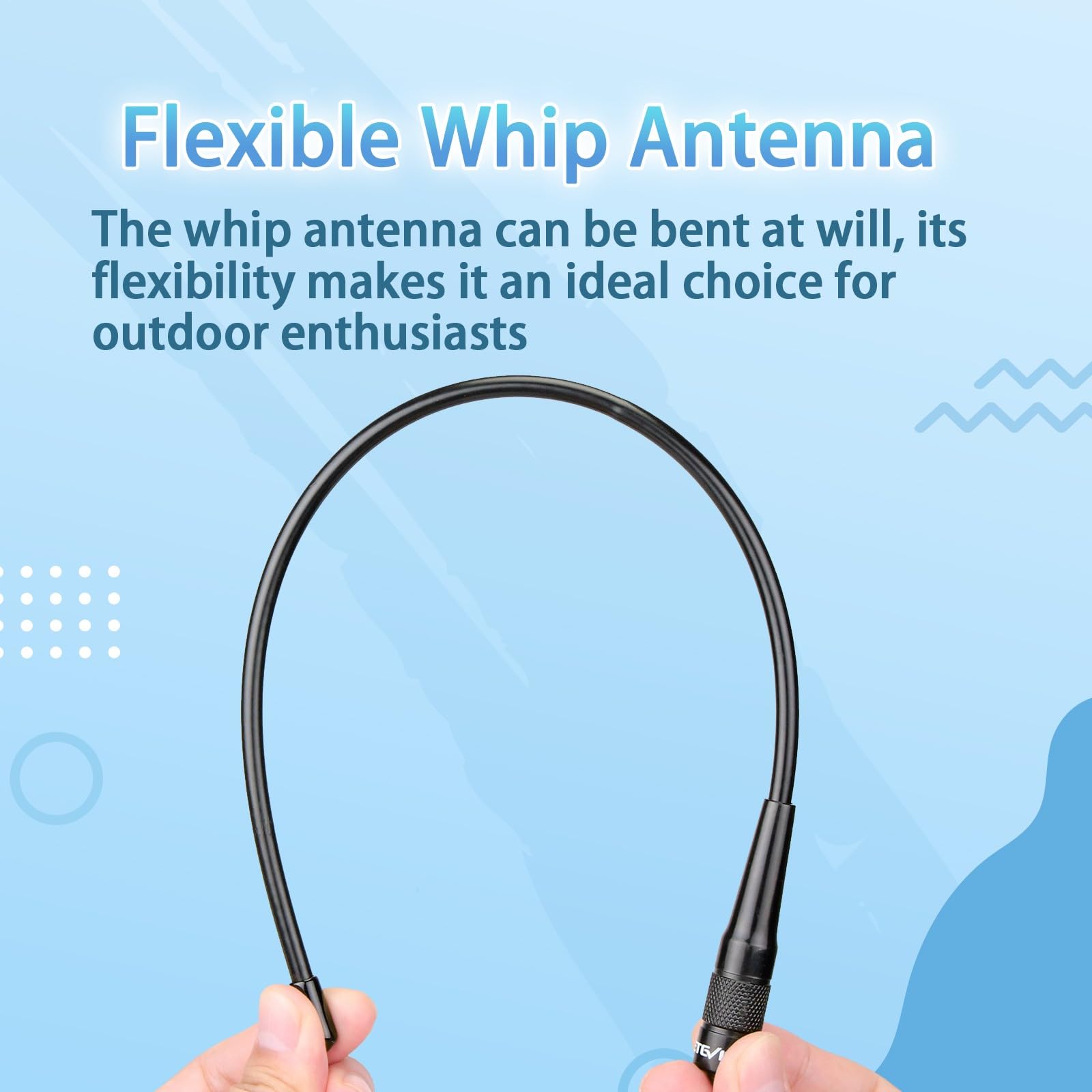 Zwei-Wege-Funkantenne Mit SMA-Anschluss – Perfekt Für Baofeng Walkie-Talkies