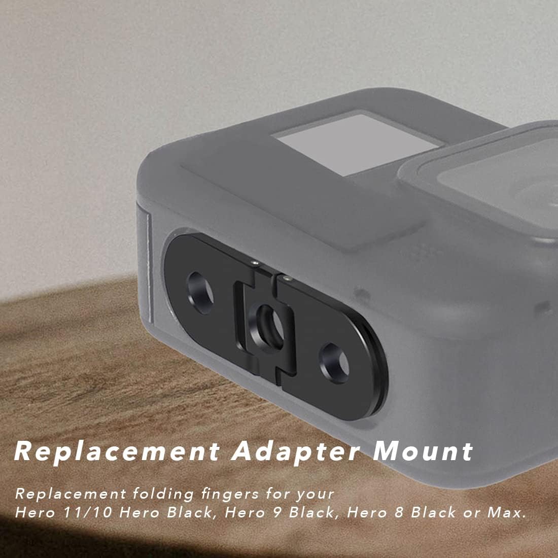 Cage Protective Frame for Gopro Hero 11 Black Mini+ Folding Fingers with 1/4 Tripod Connector Port