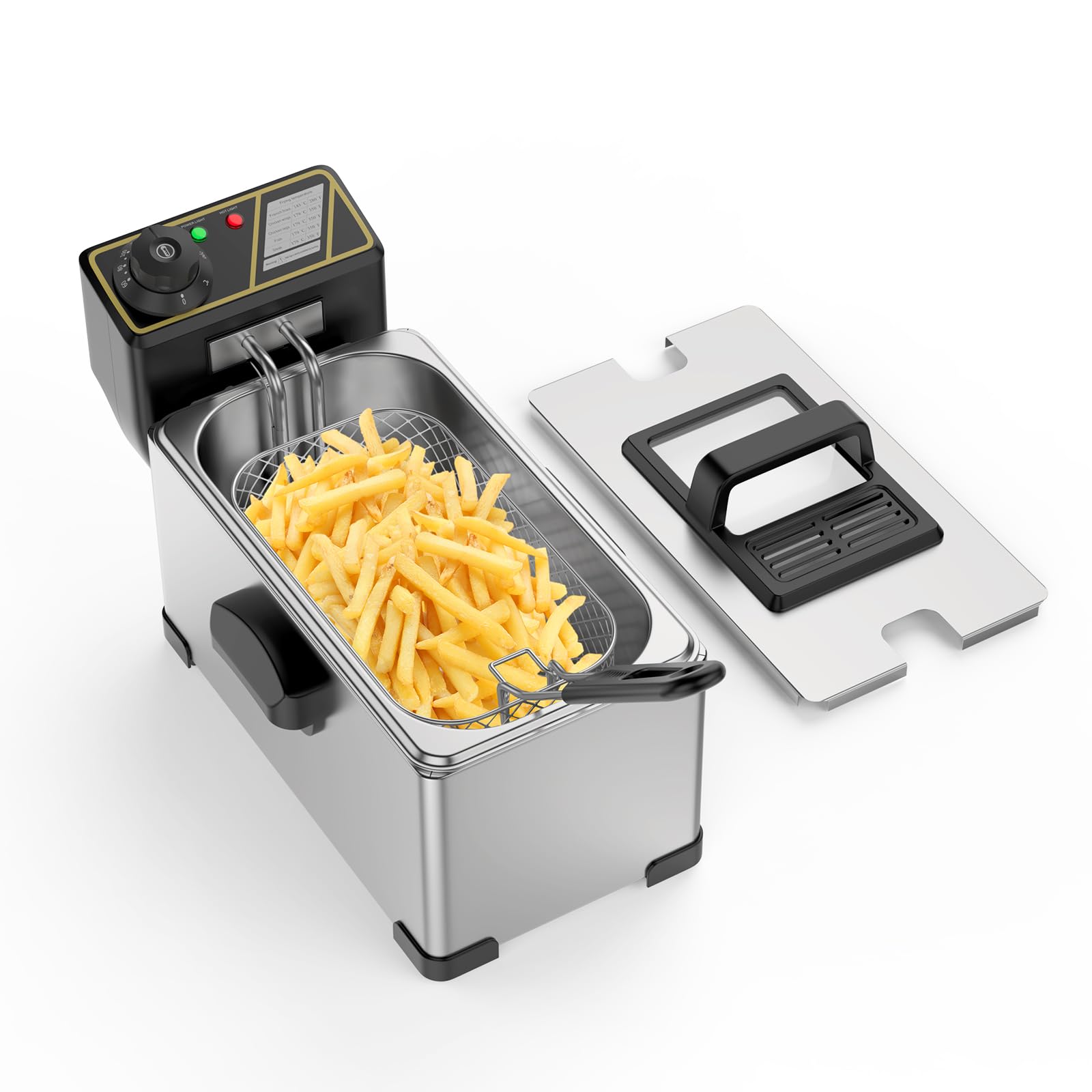 Amazon.co.jp: BriSunshine フライヤー 電気 3L 卓上フライヤー 家庭用