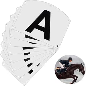 Shires One Size Dressage Marker Cones ABCEFHKM In White