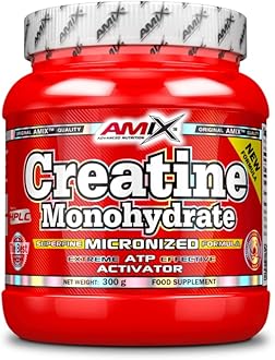 Creatine Monohydrate - 300 Grams - Dietary Supplement - Improves Physical Performance - Ideal for Athletes - 100% Micronized - Muscle Mass Protein