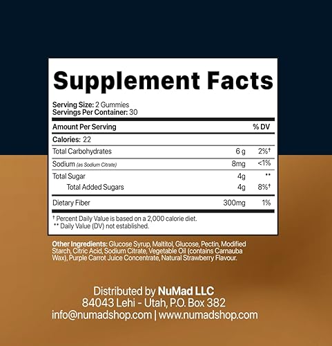 Miniatura 2 de Gomitas de fibra ayuda a la digestión, movimientos intestinales saludables, 60 gomitas para la salud digestiva, apoya la regularidad digestión