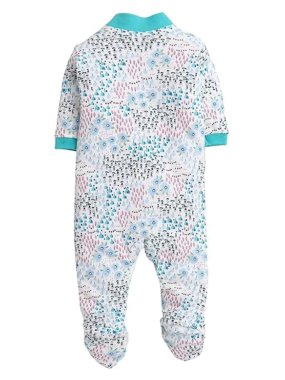 Image of EIO 100% Cotton Rompers /Sleep Suits /Jumpsuit /Night Suits for Baby Boys & Girls, Infants, New Born Pack of 3