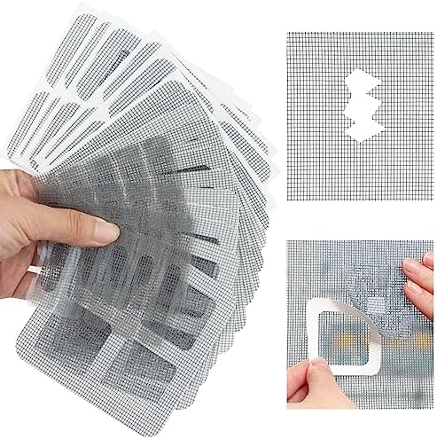 EasyULT Fliegengitter Reparaturband - 5x200 Cm Fiberglas Klebeband Grau