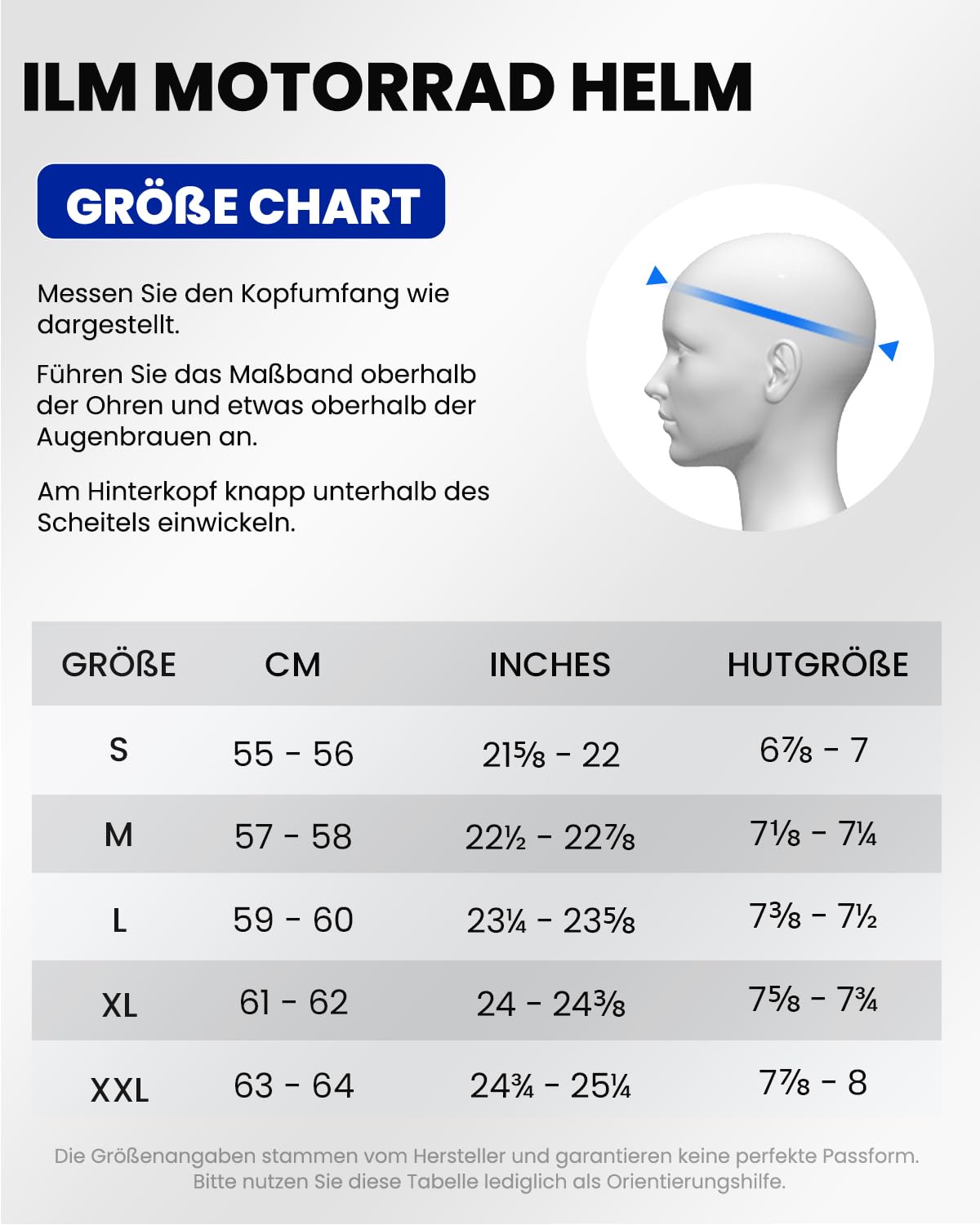 ILM Motorradhelm Klapphelm Integralhelm Doppelvisier ECE22.06 Modell 159