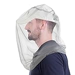South to East Premium Mosquito Head Net for Insect 2 Pack, Ultra Large & Long, Extra Fine Holes, Fly & Bug Protection Gear for Camping, Hiking, Fishing, Gardening, Safari, Fit All Hats, Grey
