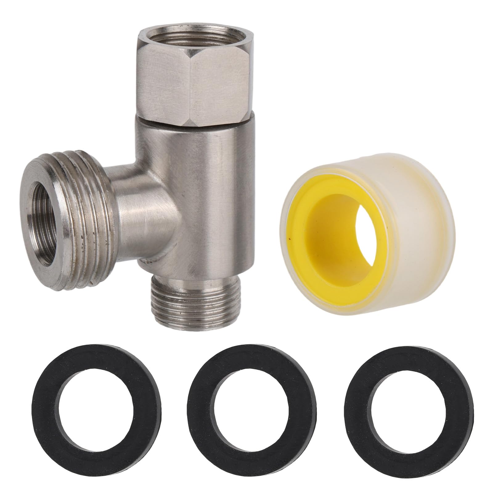 Adaptateur bidet de toilette 3/8 connecteur réservoir eau WC et pièce rechange inox