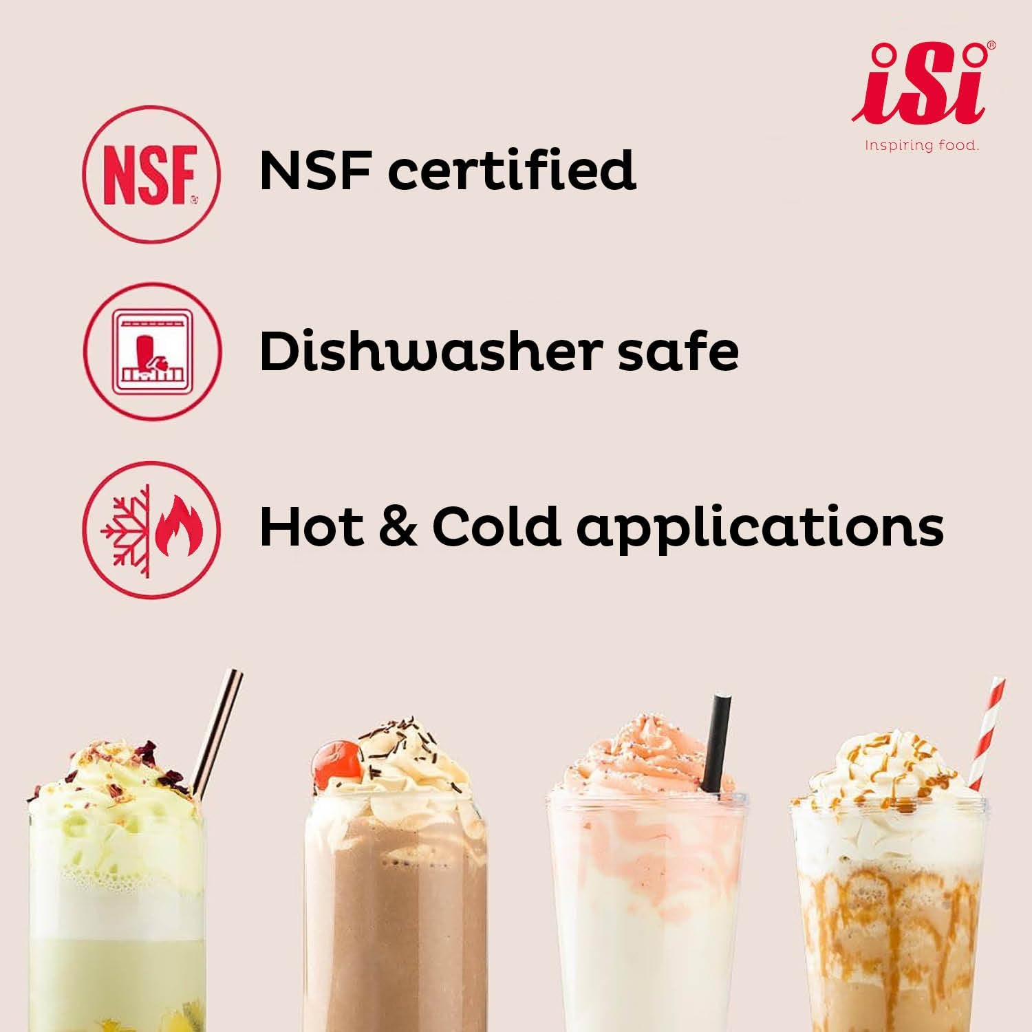 iSi Gourmet Whip crème fouettée 1L