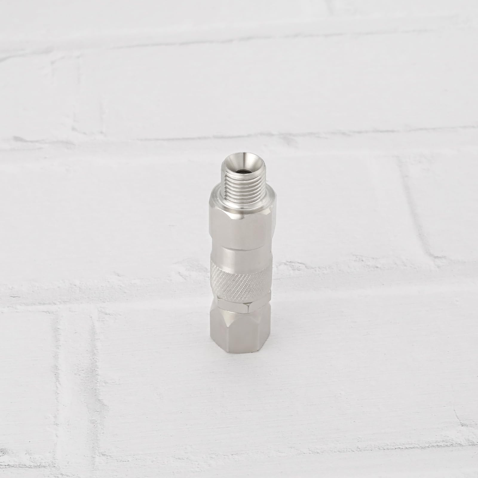 EMSea 1 Pezzo Giunto Girevole Ad Alta Pressione Da 1/4 Pollici Maschio - 1/4 Pollici Femmina Giunto Girevole Per Idropulitrice Ad Alta Pressione 66,2x16,9 Mm Per Spruzzatori Airless Connettore
