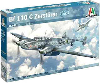 タミヤ イタレリ 1/72 飛行機シリーズ No.049 Bf110C 駆逐戦闘機 プラモデル 39049