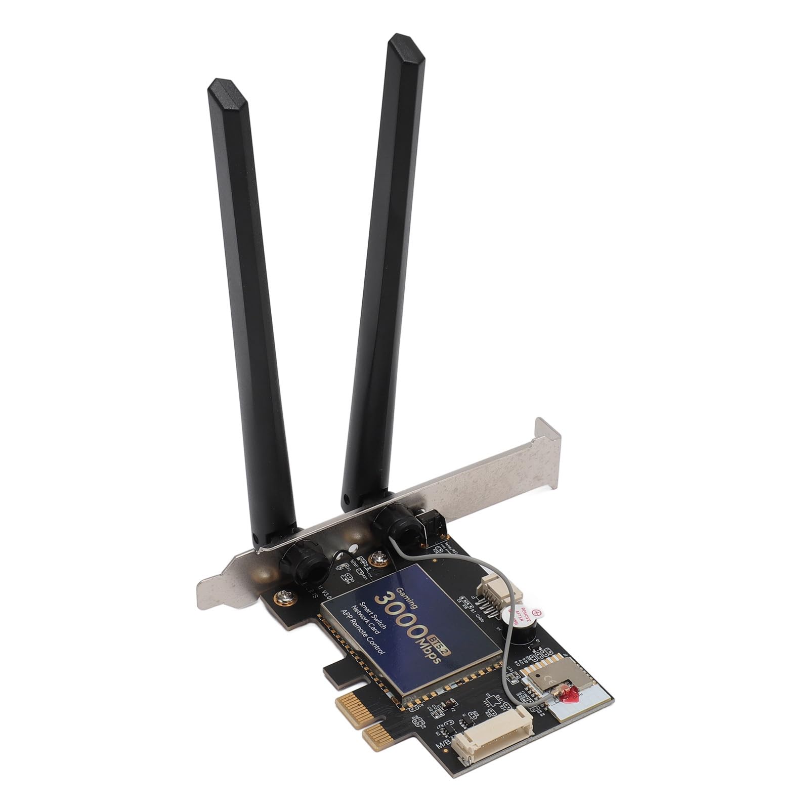 Generic Carte PCIe WiFi 6 AX3000, Adaptateur Double Bande Haute Vitesse pour Jeux et Streaming avec Prise en Charge Bluetooth 5.2 et Antennes 6dBi