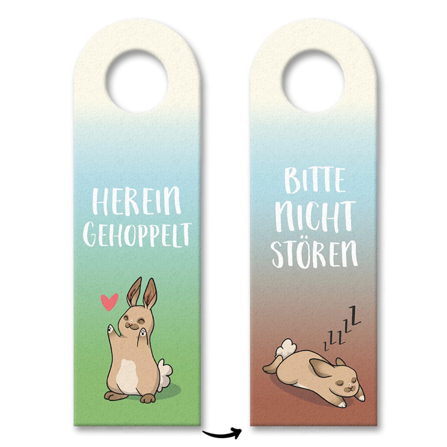 Herz-Schild Graviert, Hereingehoppelt Hase, 13x12 Cm, HDF-Holz, Mit Juteband Zum Aufhängen