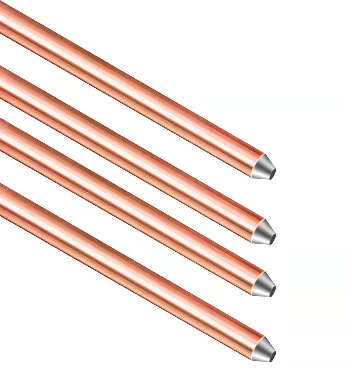 Buy 4 PackGround Rod 5/8''x8' UL Listed Copper Bonded Electrical