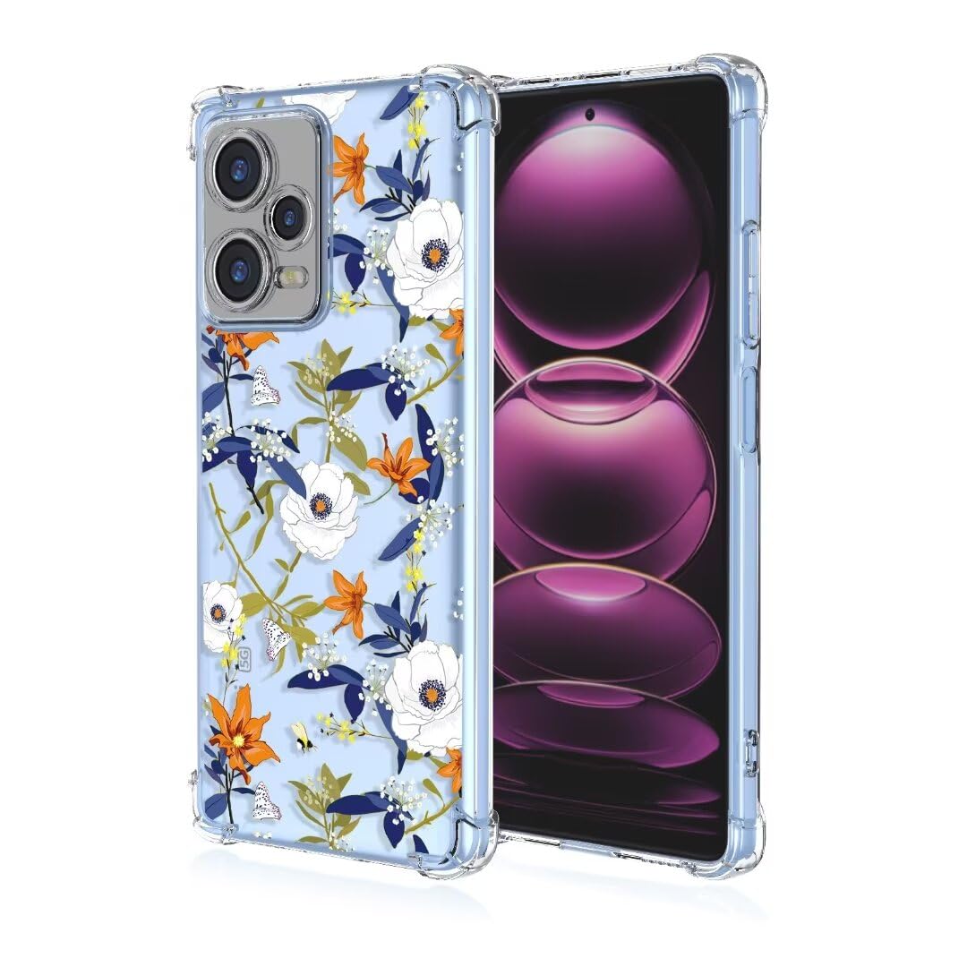 Custodia Cover per Xiaomi Redmi Note 13 Pro 4G in TPU silicone morbido disegno I