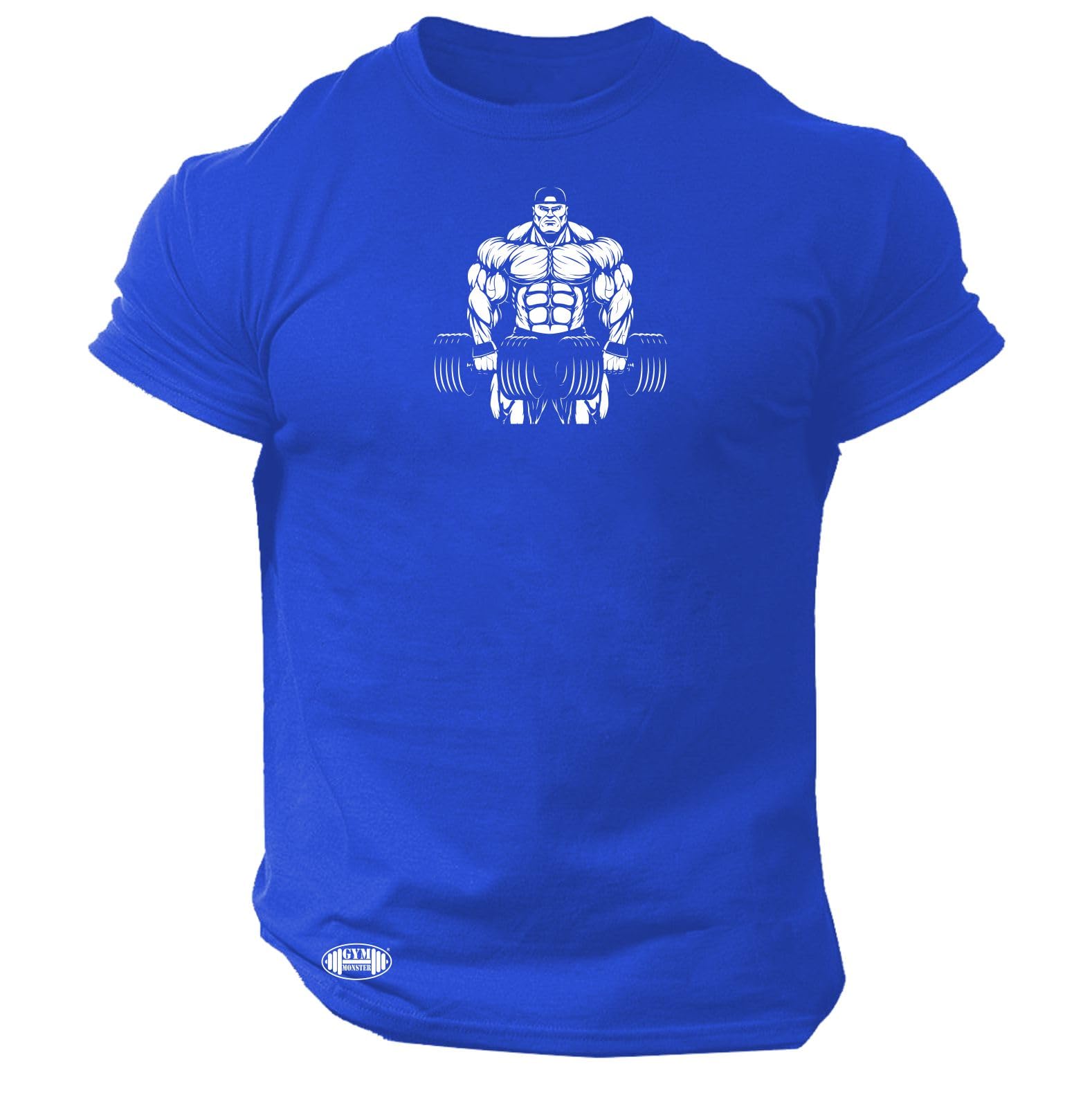 – Muscles Dumbells T Shirt Gym Clothing Bodybuilding Training Workout Exercise Boxing MMA Gym Monster Top