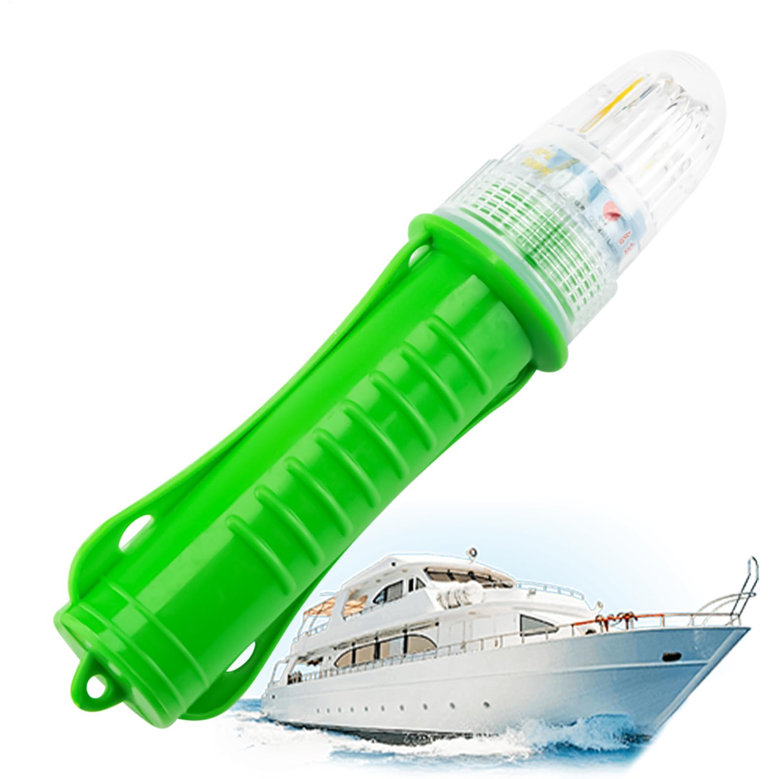 Marine -Signallichter, elektronische Notfackeln, blinkende Rettungslicht 5.2x24 cm/2.05 x 9,45 Zoll kompakt und leicht/wasserdicht für das Bootsdocken oder die Verwendung von Straßen am Straßenrand