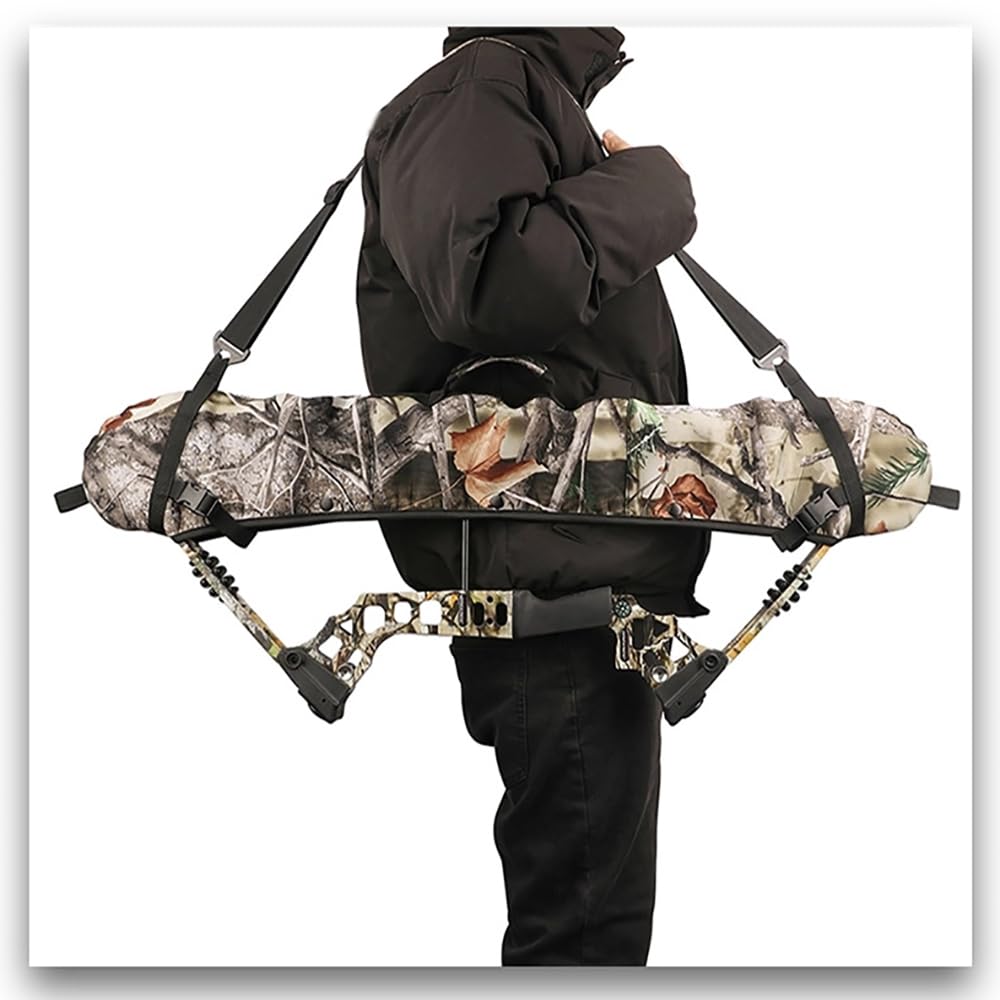 IceBlade Compound Bow Sling, Archery Bow Bags, Quick Release Archery Sling, Adjustable Length Shoulder Strap, Camouflage Fabric, Dual Carrying Modes for Hunting and Target Practice Accessories