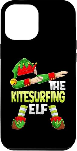 Miniatura 1 de iPhone 13 Pro Max Dabbing kitesurfer Christmas kitesurf The Kitesurfing Elf Case