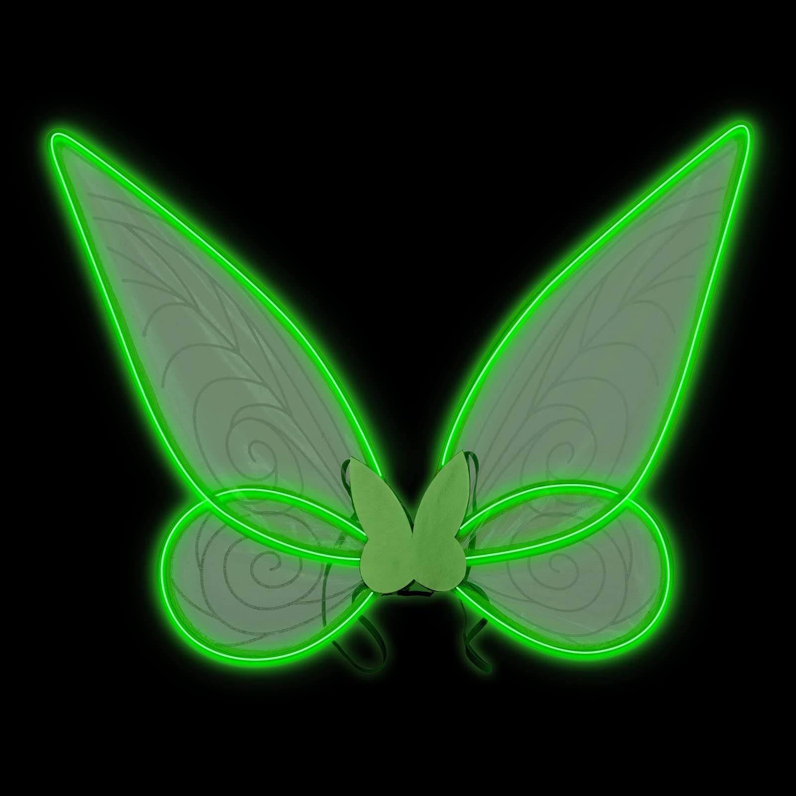 HSCTEKLight Up Fairy Wings(Updated EL Wire)