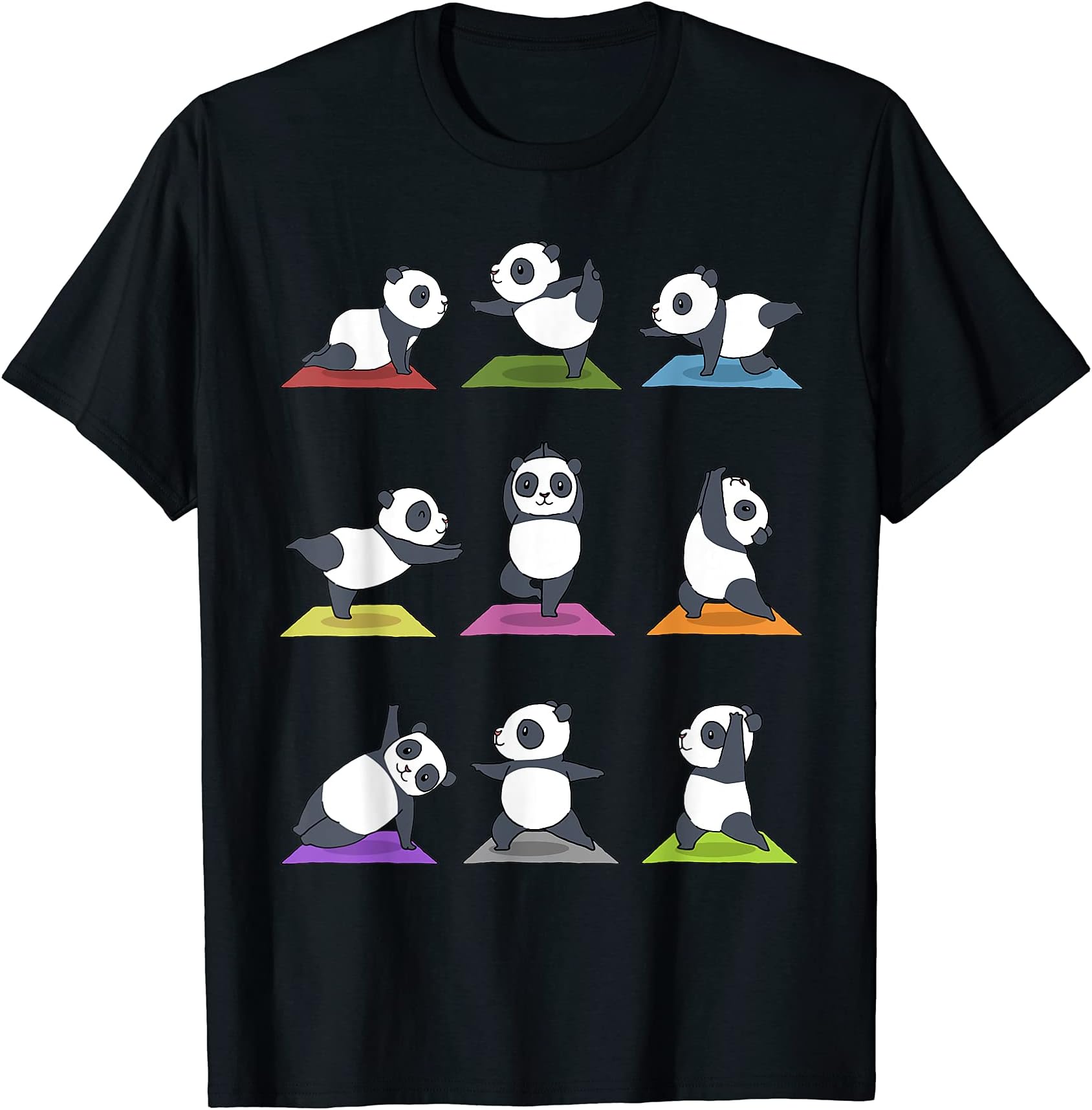 Cute Yoga Animal ClothingPanda Yoga T-ShirtOEKO-TEX STANDARD 100