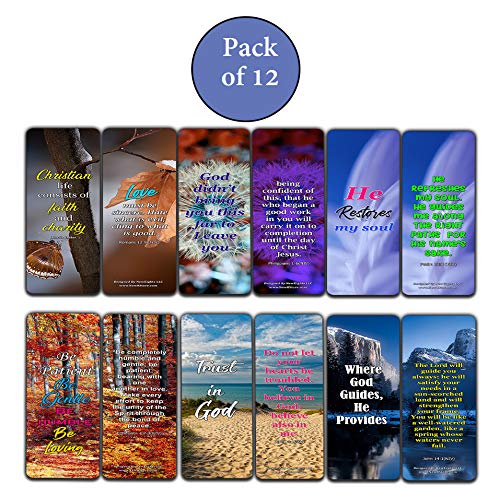 Inspirational Quotes About Christian Life Bookmarks (12-Pack) - Collection Of Different Inspirational Quotes About Christianity #TOP7