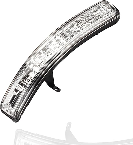 Dasbecan Lámpara de luz intermitente de espejo derecho compatible con Ford Explorer 2011-2019 Passenager luces indicadoras LED laterales reemplazan