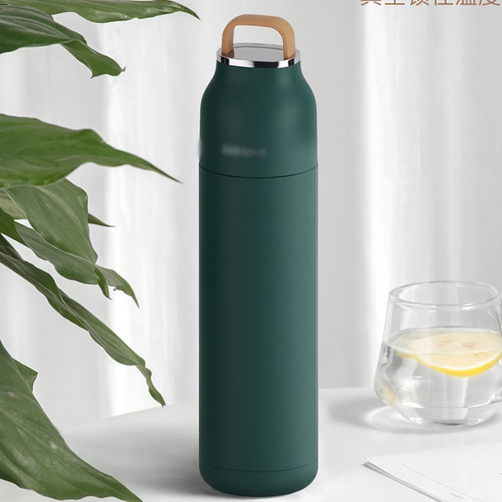 Termiczna karafka do kawy ze stali nierdzewnej, termos kubek ze stali nierdzewnej termos termos kubek termos termos termos słoik na wodę prezenty 500 ml słoik izolacyjny (szary, 500 ml)