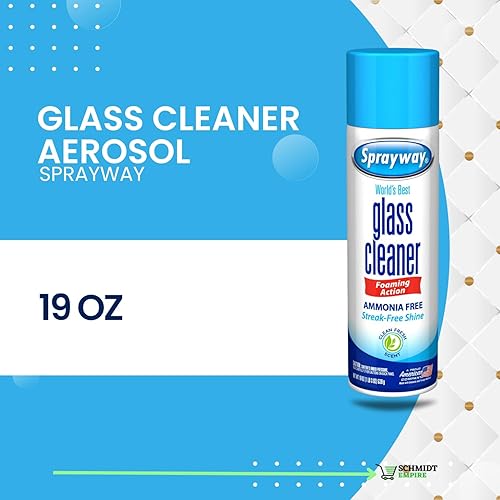Miniatura 3 de Sprayway - Aerosol limpiador de vidrio, 19 onzas + 1 esponja de borrador, limpieza mágica + 1 limpieza de microfibra + 1 protector de tarjeta