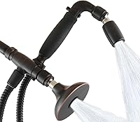 Vista 10 de High Sierra Showerheads® Kit combinado de cabezal de ducha de metal de 4 vías y mano. Cuenta con el cabezal de ducha High Sierra Half Dome