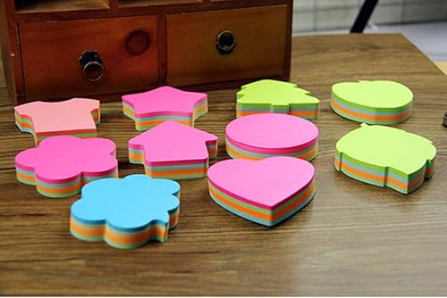 Miniatura 4 de Funny live 6 blocs de notas adhesivas creativas de 3 x 3 pulgadas, notas autoadhesivas para el hogar, oficina, 100 hojasbloc, "mariposa", "ropa,