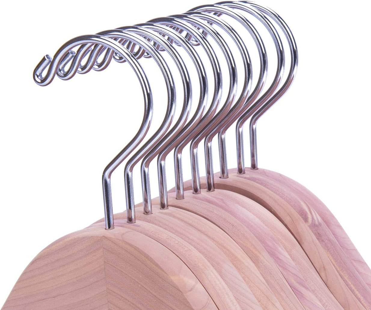 Amazon.co.jp: プレミアムアロマアメリカンレッドシダーハンガー10個