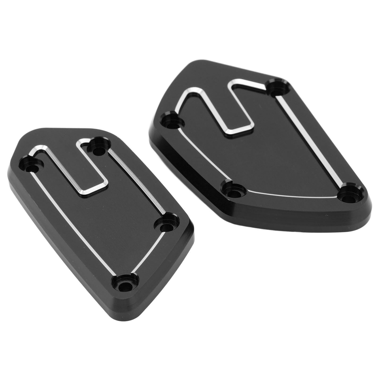 Aeun Tappo Liquido Freni Moto, Elegante e Facile da Installare Coperchio Pompa Olio Frizione Moto Protezione Anticollisione per R1200RS R1200GS R1250R (Black)