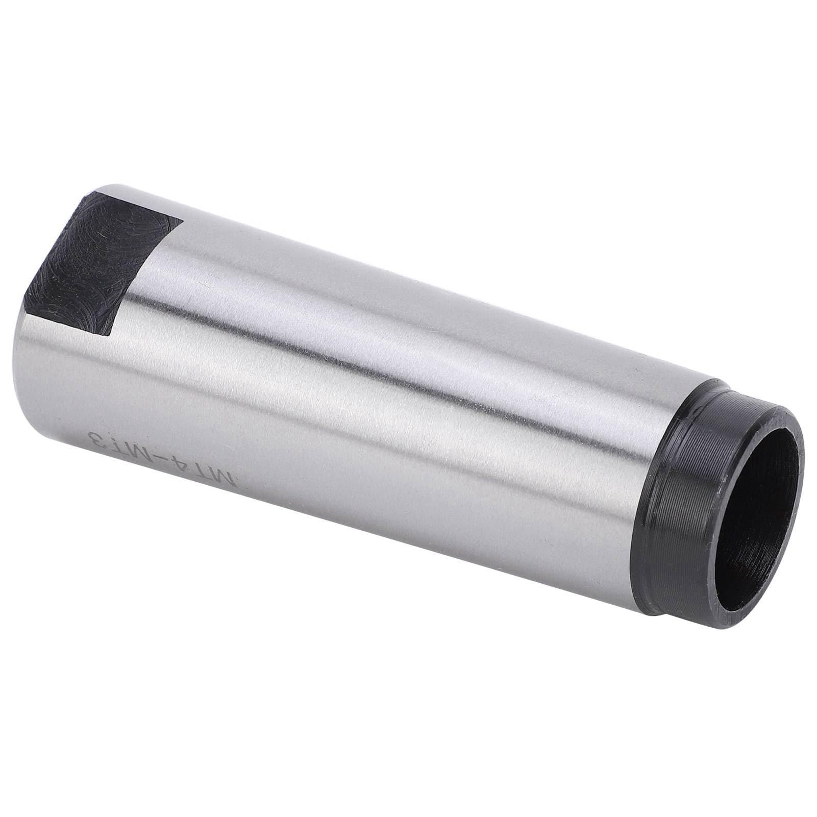 Oumefar Manchon de Perçage Conique Morse en Acier Rapide, Adaptateur Réducteur MT4 à MT3 pour le Fraisage de, Matériau Durable avec une dureté élevée pour les Montages CNC de Précision
