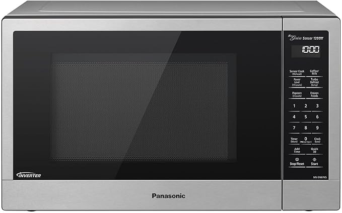 Panasonic NN-SN67KS Microwave Oven, 1.2 cu.ft, Stainless Steel/Silver