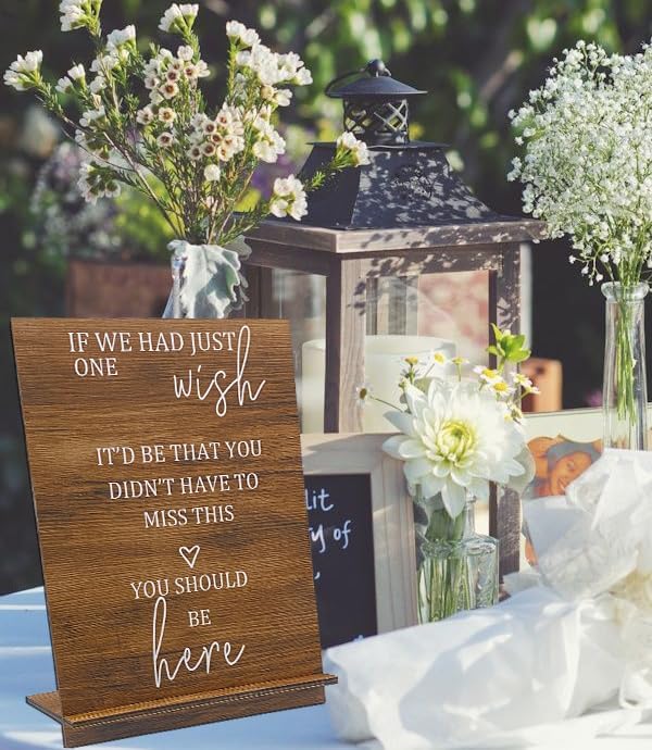 Rustic Wooden Wedding Decor Inspiration: Table Signs & Memorials