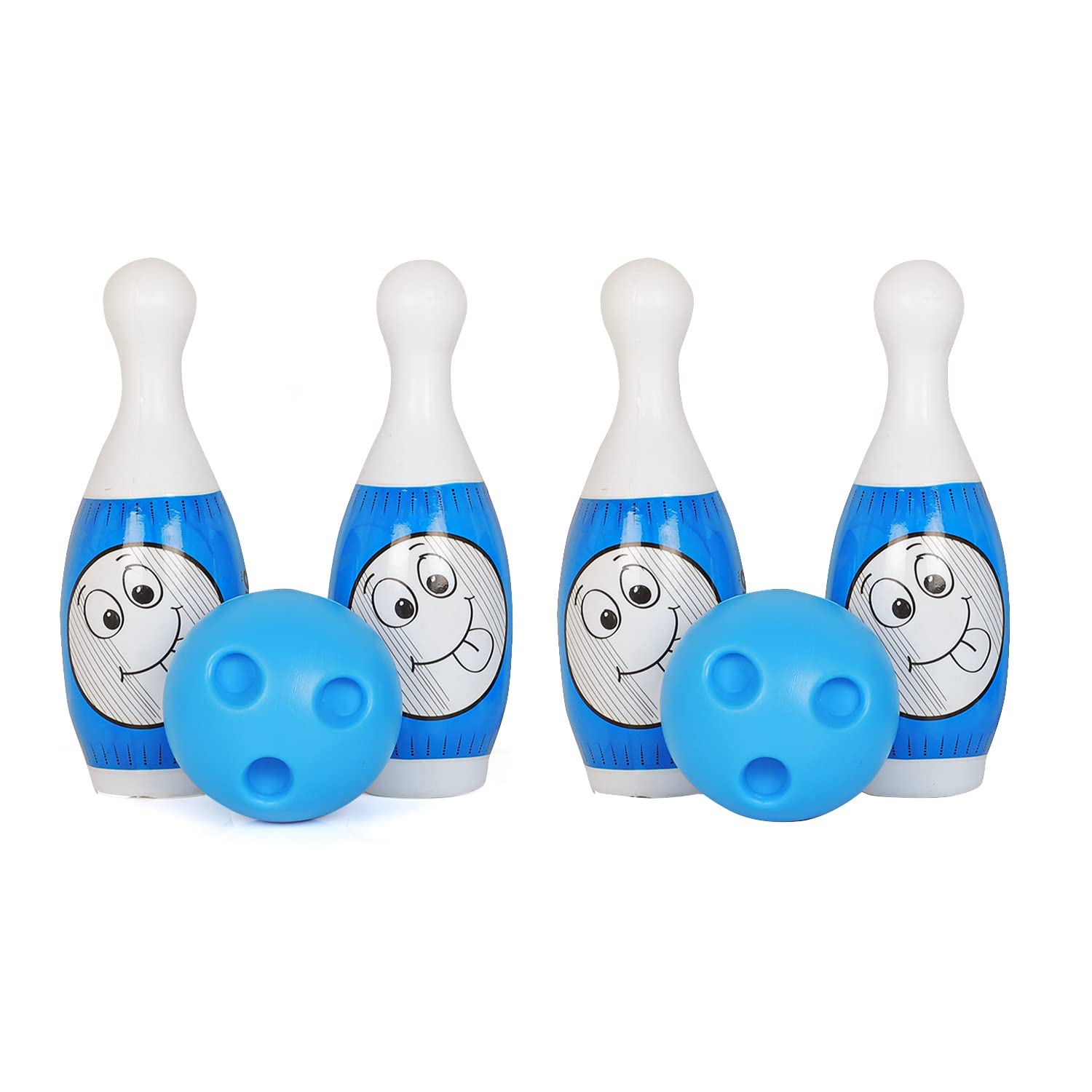 DUWOL Kids’ Bowling Game Set – 10 Pins & 2 Balls | Indoor & Outdoor Bowling Toy for Boys & Girls | Fun Activity Game (Blue) 2