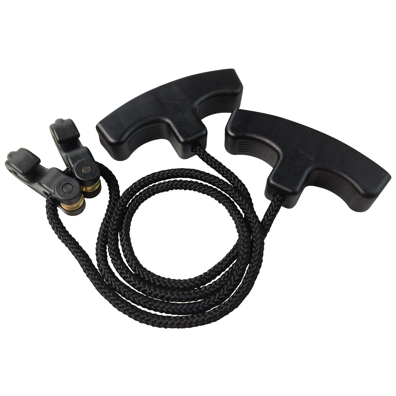 THREE ARCHERS Crossbow Cocking Device T Handle Crossbow Rope Cocker Crossbow String Puller Tool (All Black)
