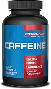 ProLab Caffeine Tablets 100 Count (Pack of 1)