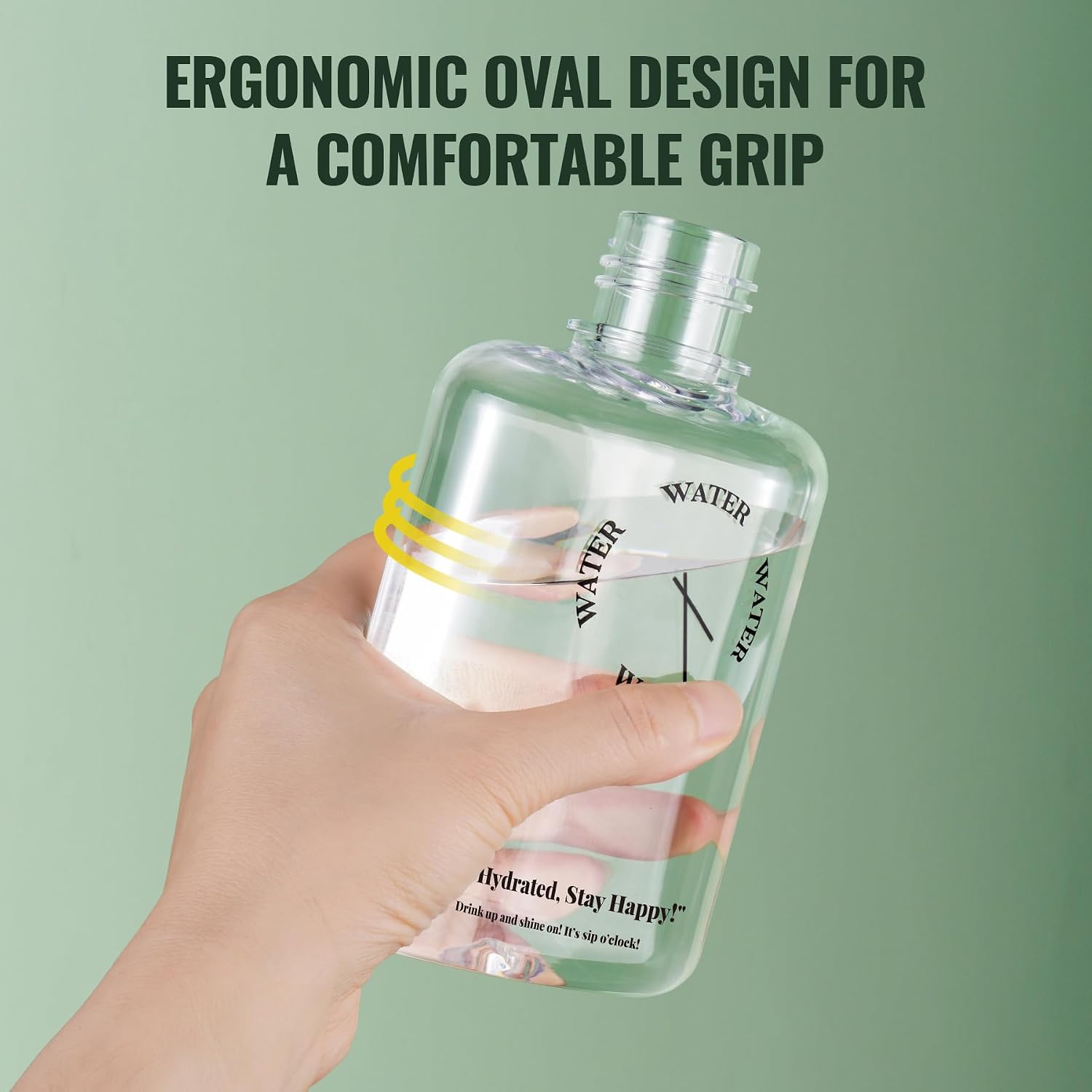 NiHome 12oz Tritan Mini Water Bottle for Purse, 360ml Small Portable Bottle image 5