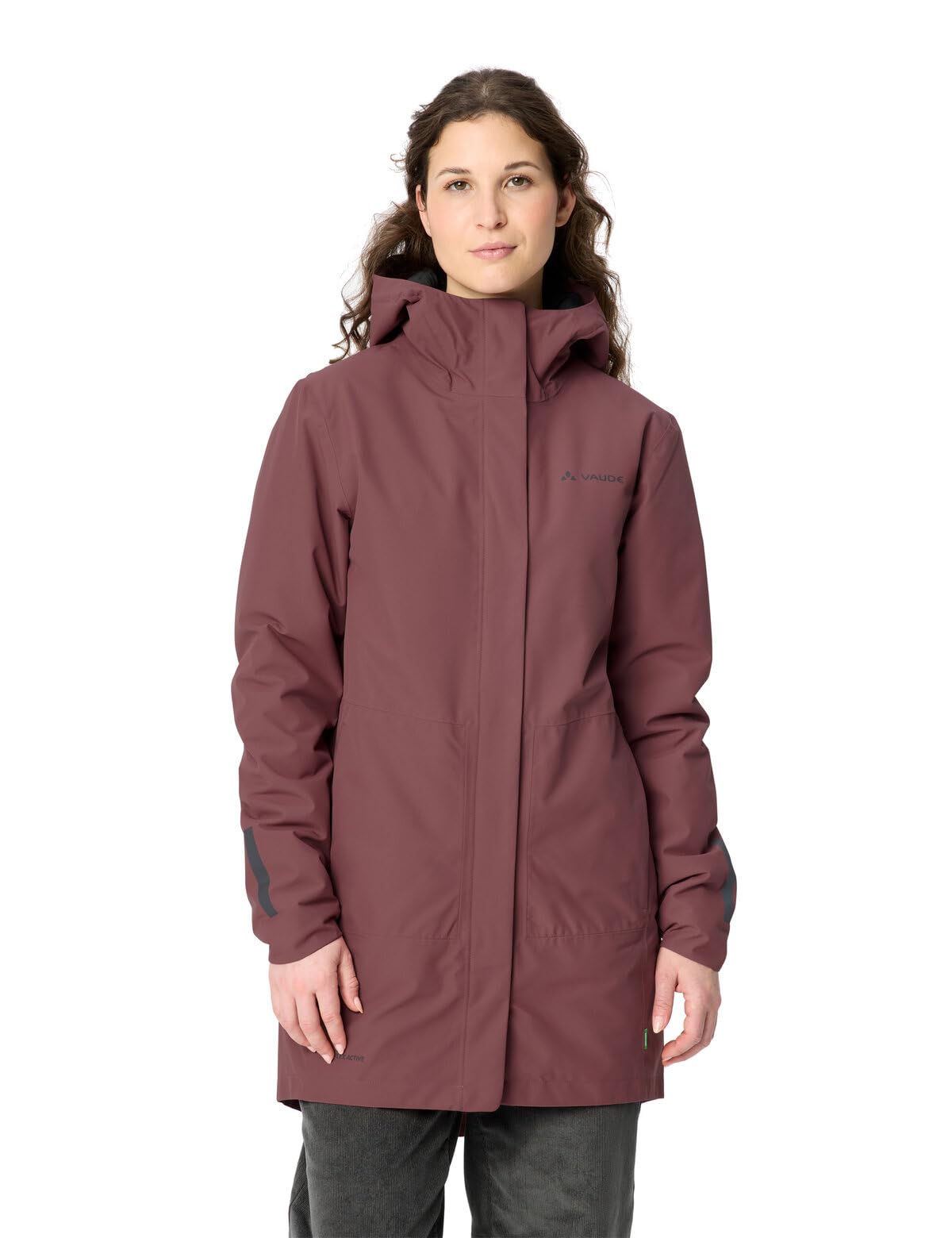 VAUDE Women's Cyclist Padded Parka II Abrigo de invierno femenino para ciclismo, impermeable y cortavientos