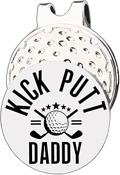 Review VIYZZX Funny Golf Gifts for Men Golfers Him, Kick Putt Daddy Golf Ball Marker with Magnetic Hat Clip Stainless Steel, Novelty Golfing Gift for Dad Husband Grandpa Review VIYZZX Funny Golf Gifts for Men Golfers Him, Kick Putt Daddy Golf Ball Marker with Magnetic Hat Clip Stainless Steel, Novelty Golfing Gift for Dad Husband Grandpa