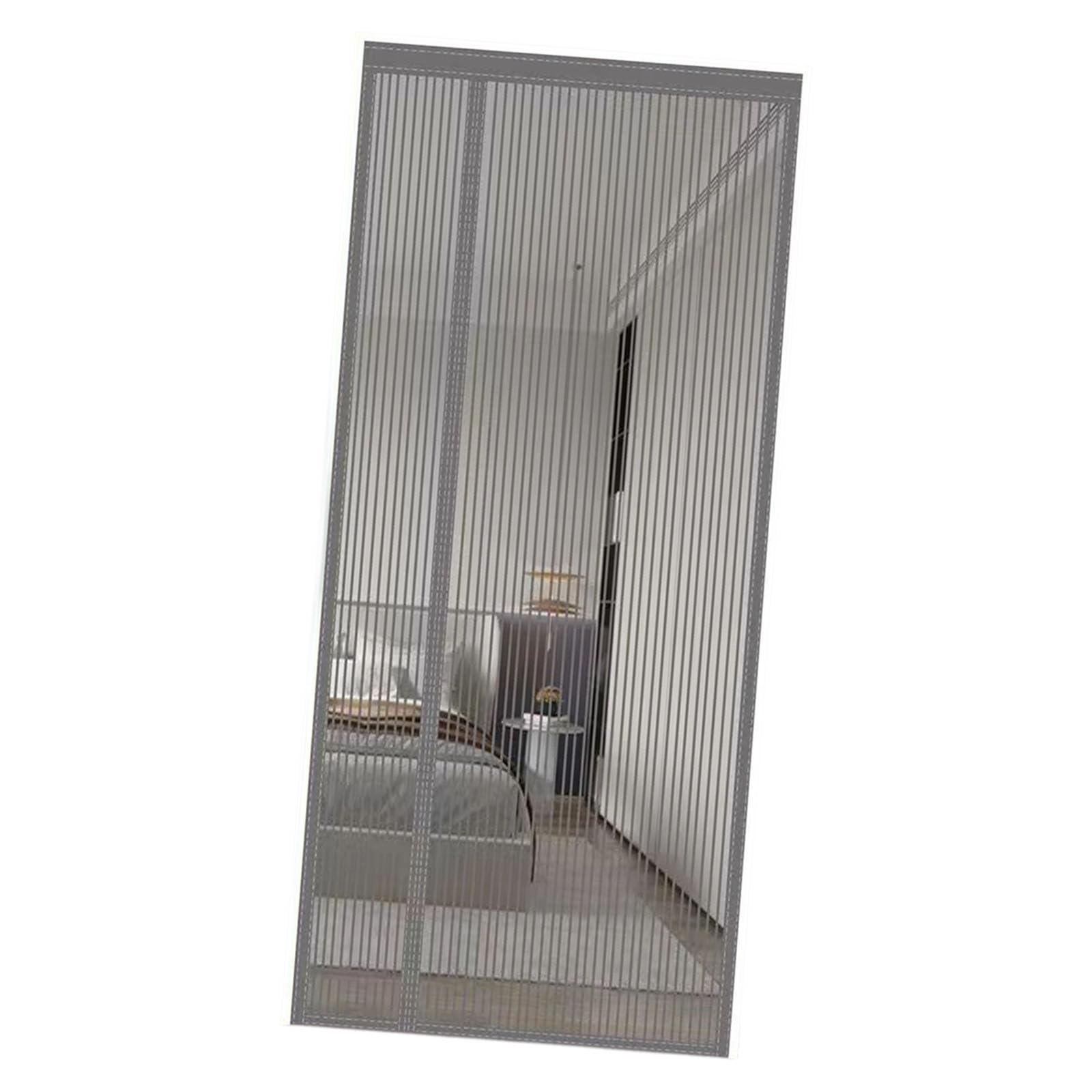 CUNZJIA Elegant Screen Door Cover Featuring Reinforced Seam and Automatic Closure for Flying Intruders Defense 90 X 210 Cm