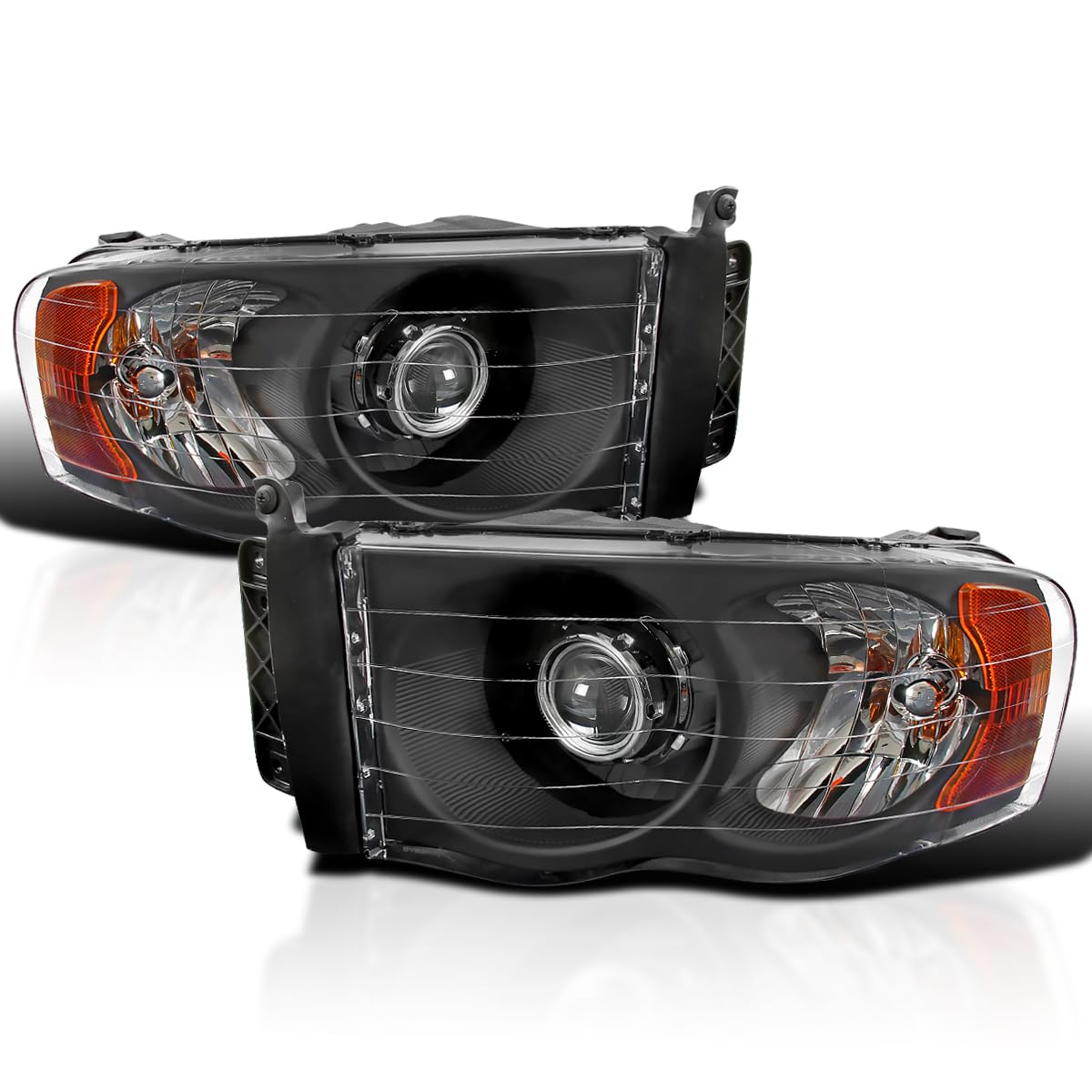 ダッジラム2002-2005年左右ヘッドライトLEDバルブ付き Amazon | SPEC-D TUNING ブラック プロジェクター ヘッドライト 2002