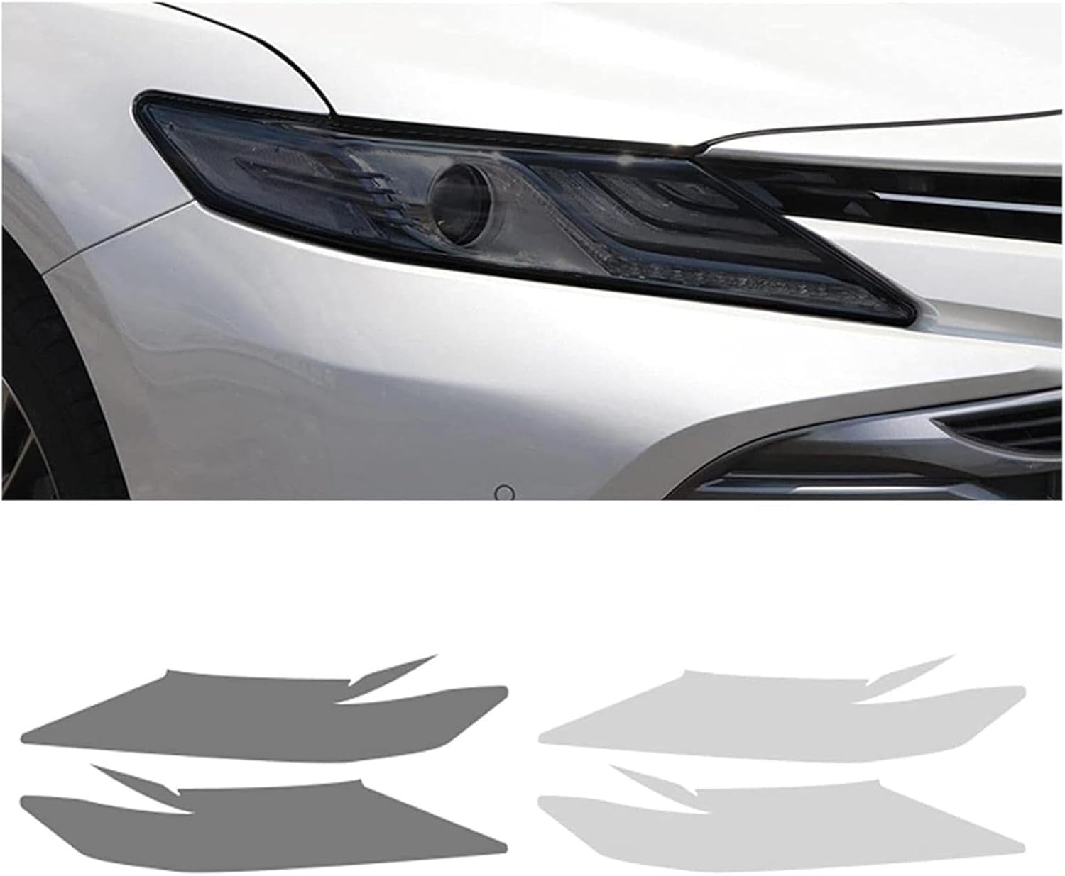 SamLng Car Front Light Film for Camry XV70 2017-2021 Blackened Headlight Protection Sticker Car Front Headlamp Protection Film car Lights Film Headlight Anti-Scratch Non-Yellowing Protective Film