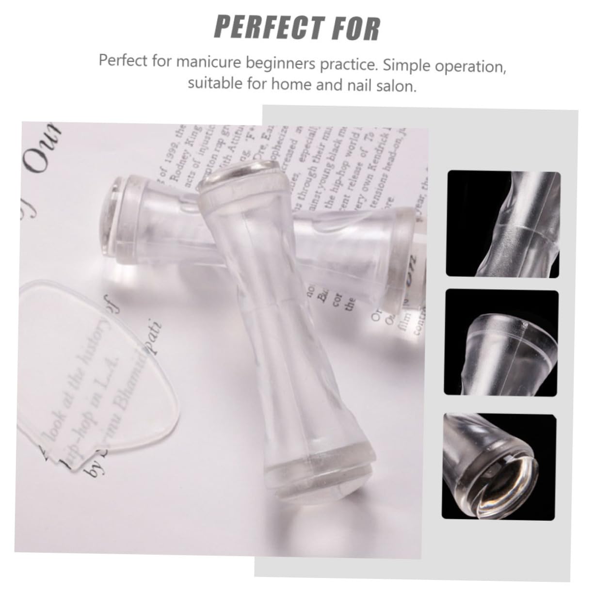 Housoutil Lot De 5 Pour Nail Art Pochoirs Pour Nail Art Gel Pour Nail Art Accessoires Pour Salon 2 Pièces X 5