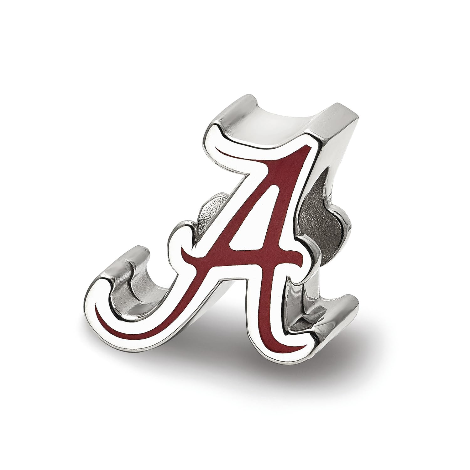 LogoArt Logo Art Sterling Silver Alabama Crimson Tide Script A Enameled Logo