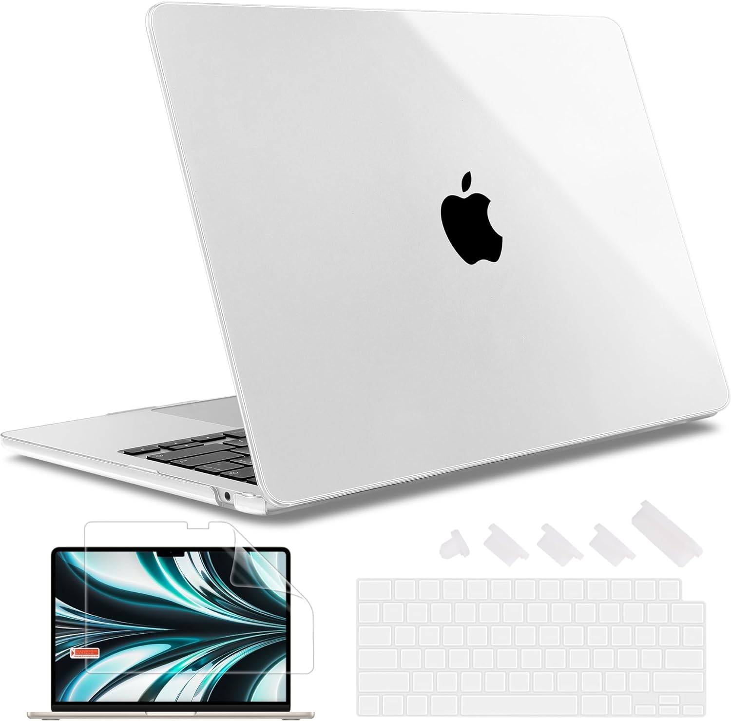 OJOS Compatible with M3 MacBook Air 13.6 inch Case 2022 2023 2024 A3113 A2681 M2 Chip, Plastic Hard Shell Case for MacBook Air 13.6" with Liquid Retina Display Fits Touch ID, Crystal Clear (B0CYCFR1VG) Amazon Price History, Amazon Price Tracker
