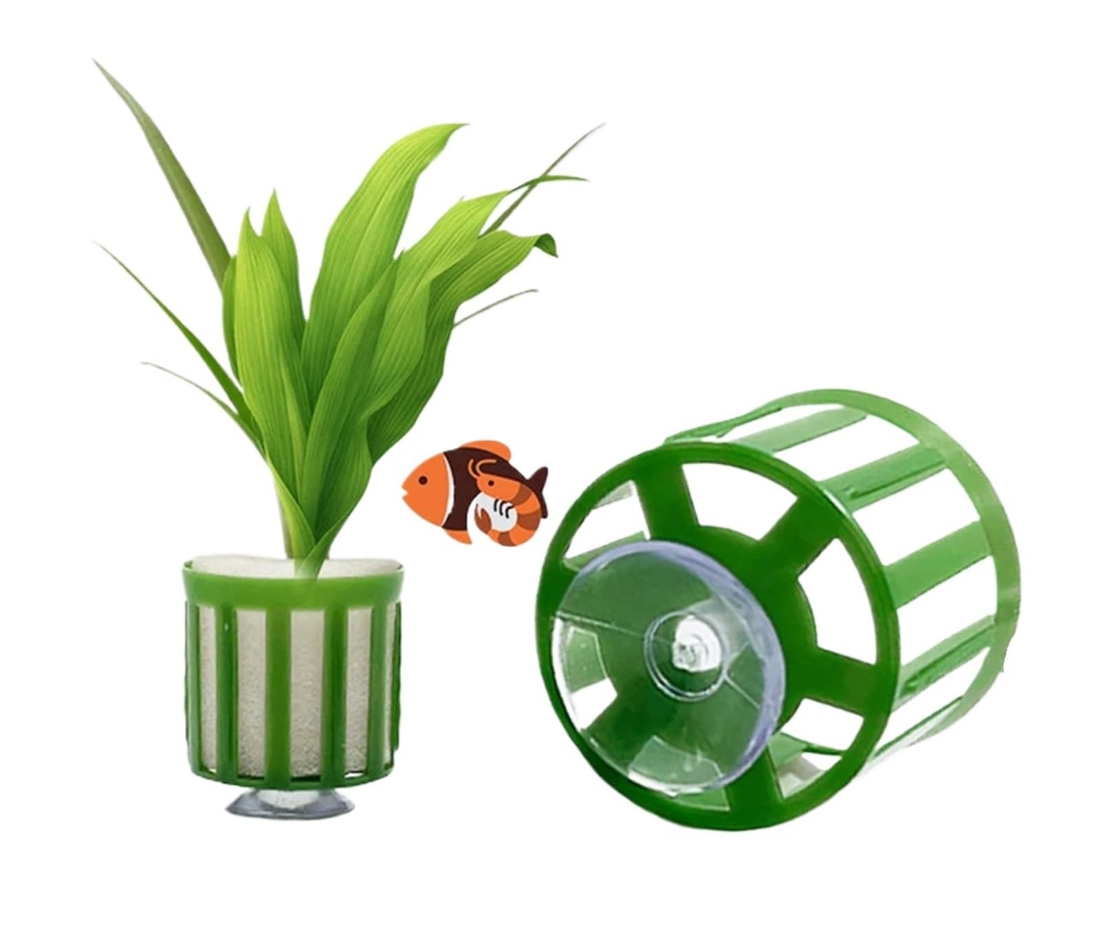 Mlyvax 30set Aquarium Plant Fixing Kit With Pot Basket Adjustable Aquatic Plants Holder For Fish Tank Landscape Decor